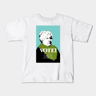 Vote! Elizabeth Cady Stanton Kids T-Shirt